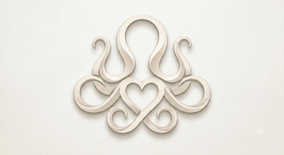 Logo Octopus Blanc