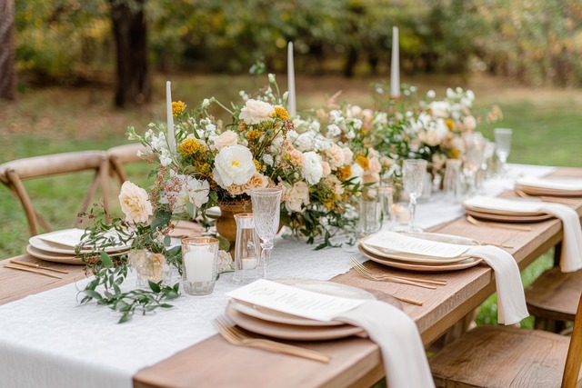 Table fleurie mariage